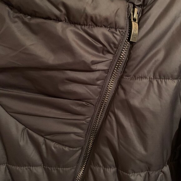 AriatTek insulated puffer jacket Womens Large Dark Grey - Picture 3 of 9